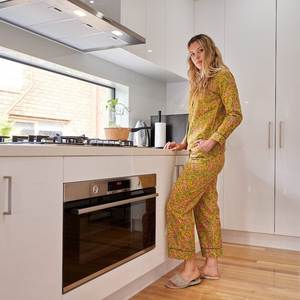 Pajamas Floral Pure Cotton PJ <b>Set</b> Night Wear Soft Cotton Night Suit Gift for Her Bridesmaid Pj Lounge Wear - Product Image 6