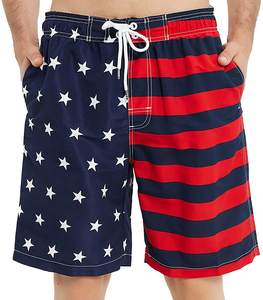 Venta al por mayor de bañadores personalizados para hombres pantalones cortos de playa impermeables Animal Gingham Paisley letra geométrica para adultos Uso de maternidad - Product Image 2