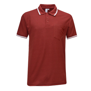 Chemises polo pour hommes Vêtements décontractés pour hommes T-shirts d'été délavés à l'acide en coton de qualité supérieure avec logo et couleur personnalisés - Product Image 5