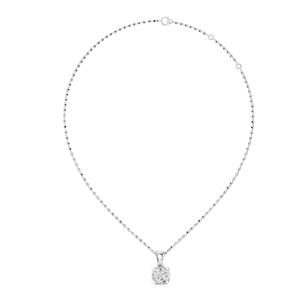 Pendentif en diamant de laboratoire de 1 carat VVS-VS EF CVD, options en or 18 carats, 14 carats, or rose, or jaune, or blanc - Product Image 6