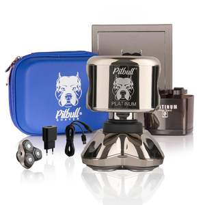 Afeitadora Eléctrica Recargable para Hombre, Agarre Cómodo, Accesorios de Viaje, Afeitadora para Cabeza Calva IPX7 para Uso en Seco y Húmedo, Kit de Aseo Corporal - Product Image 1