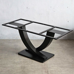 Patas de Mesa de Comedor de Hierro Fundido en Forma de V, Resistentes, Estilo de Diseño Industrial para Muebles de Cocina, Gimnasio y Hospital-CHBBA014 - Product Image 2