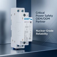 Contacteur AC CHINT NCH8 50/60Hz 2P 20-63A Montage sur rail DIN pour applications d'automatisation industrielle et de commutation de moteurs AC