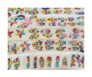 Eco-Friendly <b>Wooden</b> <b>Painted</b> Toy Fish - Durable <b>Wooden</b> <b>Painted</b> Toy Fish for Long-Lasting Decorative Use - Product Image 1