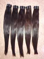 Extensions de cheveux humains vierges bruts non traités Remy indiens à trame unique pour tissage de cheveux en vrac 8"-32"