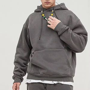 เสื้อมีฮู้ดโอเวอร์ไซส์แบบกำหนดเอง | เสื้อผ้าแนวสตรีทผ้าฝ้ายนุ่มใส่ได้ทุกวันสำหรับผู้ชายและผู้หญิง - Product Image 3