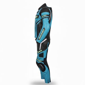 Combinaison automobile en cuir véritable Prix de gros Combinaison de moto de course Combinaison de moto Vêtements de moto Combinaisons en cuir - Product Image 3