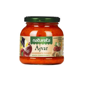 Salsa para Ensalada Natureta Chili Ajvar, Sabor Picante, Sin Conservantes, 290g, Paquete de 12 Botellas - Product Image 1