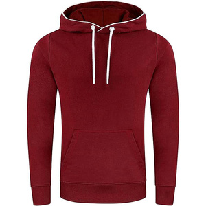 เสื้อฮู้ดผ้าฝ้ายสีทึบสำหรับผู้ชายเสื้อสเวตเชิ้ตแห้งเร็วน้ำหนักเบาระบายอากาศได้คลาสสิกสำหรับฤดูหนาว - Product Image 1