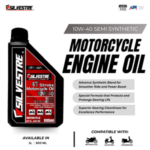 Huile moteur semi-synthétique SILVESTRE 10W-40 SL API Philippines en conteneur plastique - Product Image 6