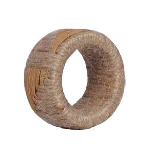 ALFOMBRAS NAPKIN ANILLO COLOR NATURAL Servilleteros redondos hechos a mano para bodas, fiestas, restaurantes/hoteles, servilletero surtido - Product Image 5