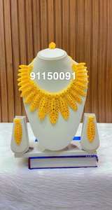 Vintage USA France Style 24K Gold Plated 18K Copper Floral Pattern Zircon <b>Earrings</b> Necklace Fashion Jewelry <b>Set</b> Accessory - Product Image 2