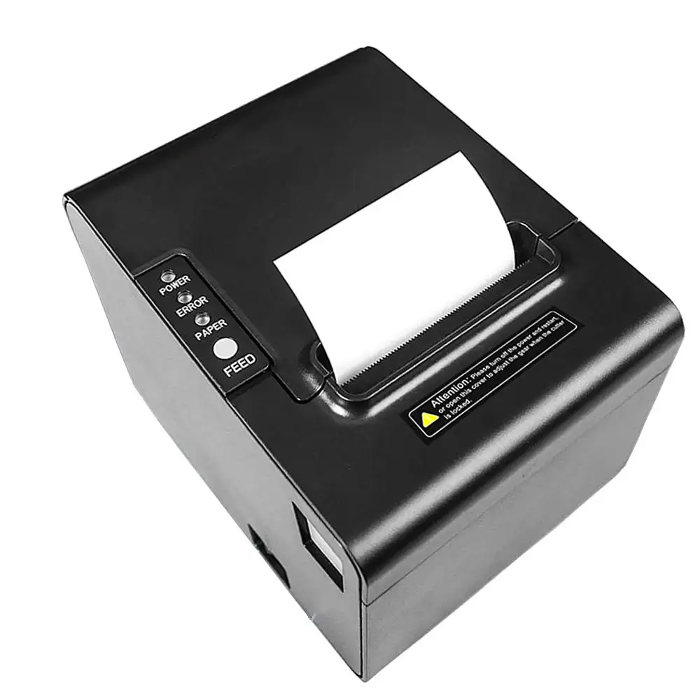 3 Inch Automatische Snijder Pos Printer Voor Factuur Afdrukken Desktop Thermische Printer 80Mm Usb Thermische Bon Printer