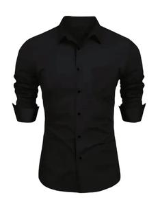 Men's New Fashion Solid & Contrast <b>Colour</b> Button Long Sleeve Casual <b>Shirt</b> for Spring Autumn Business Tops - Product Image 3