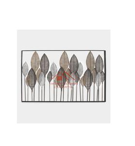 Juego de Arte de pared de Metal de hierro de diseño atractivo de 2 piezas de arte de pared 3D decorativo de pared de Hotel doméstico - Product Image 3