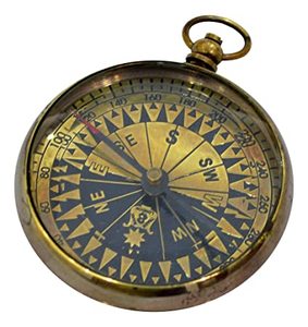 Vintage Collection Nautical Compass Antique Finishing Smooth Etched Retro Style Vintage Pirate <b>Coin</b> Solid Brass Outdoor Gadgets - Product Image 3