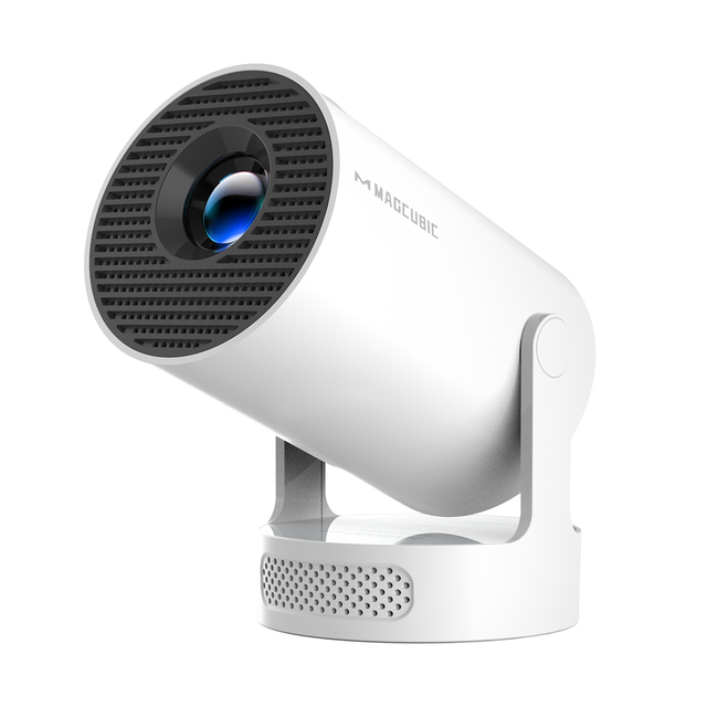 2025 HY300 Ultra Mini Android Smart Projector 720P 170ANSI 4k Portable Home Theater with 360 Flip and New LCD Android 11