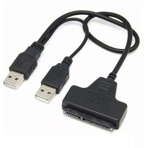 Adaptateur de câble de lecteur de disque dur/<span class=keywords><strong>SSD</strong></span> OT-US02 USB 2.0 vers SATA 2.5 "pour disque dur <span class=keywords><strong>externe</strong></span> Blister Pack - Product Image 4