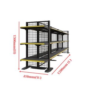 Adong A49 hai mặt siêu thị hiển thị Kệ Đặc biệt kim loại gỗ Giải pháp cửa hàng sử dụng đáng tin cậy dây giá rau giá - Product Image 2
