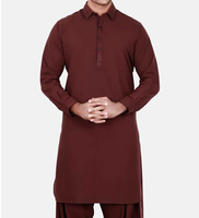 Shalwar pour hommes musulmans, design moderne personnalisé, à ouverture boutonnée, en viscose de haute qualité, infroissable et extensible, faible MOQ, vente chaude