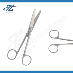 Produit de haute qualité Ciseaux de pansement Blunt courbés 130mm de long Fabrication d'acier inoxydable chirurgical au Pakistan - Product Image 2