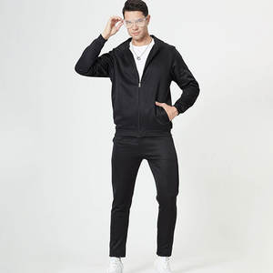 ชุดวอร์มวิ่งออกกำลังกายสำหรับผู้ชาย ฤดูหนาว ระบายอากาศ แห้งเร็ว ผลิตจากโพลีเอสเตอร์/คอตตอน ชุดกีฬาสำหรับออกกำลังกายในยิม คุณภาพสูง ขายส่ง - Product Image 4