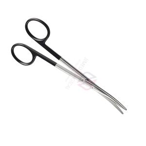 Tijeras Quirúrgicas DeBakey Curvas, Hoja de Acero Inoxidable de Alta Precisión, Mango Reutilizable con Recubrimiento Negro, Juego de Instrumentos Precisos - Product Image 6