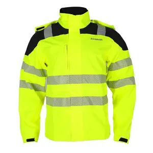 Construction Working High Visibility Security Jacket Reflective Strip Cotton&Polyester Safety Reflective Jackets