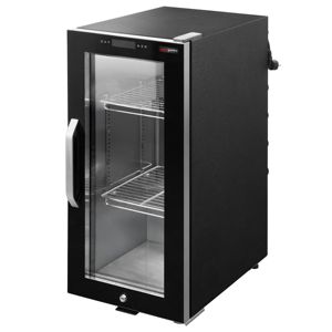 Dry Ageing <b>Fridge</b> - 395x631mm - with 1 <b>glass</b> door - Black - Product Image 6