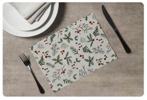 Set de table jacquard Holiday Greens - Lavable en machine, usage quotidien - Product Image 2