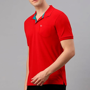 Camiseta de Algodón 100% Orgánico para Hombre, con Logotipo Bordado, Tejido Suave de Verano, Color Sólido, Alta Calidad, Transpirable e Informal - Product Image 5