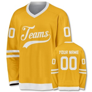 Maillot de hockey sur glace personnalisé 2025 – Unisexe, pour adultes, tendance, tenue d'équipe sportive, uniformes avec impression par transfert thermique sur le devant, 100 % personnalisable - Product Image 5