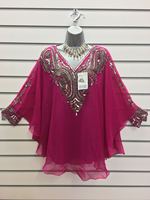 Style ethnique caftan robe haut brodé à la main taille libre Occasions décontractées fêtes mariages Cotail nuits tenue de club livraison gratuite