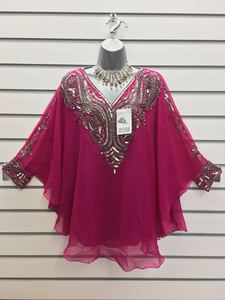 Estilo étnico Kaftan Dress Top Bordado a mano Tamaño libre Ocasiones casuales Fiestas Bodas Cotail Nights Club Wear Envío gratis - Product Image 6