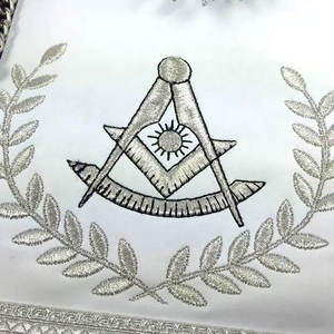 Mandil Masónico de Gran Maestro Past Master Hecho en Pakistán, Diseño de la Mejor Calidad - Product Image 5