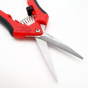 Tijeras Industriales de Acero Inoxidable FUJIYA, Tijeras Multiusos con Función de Resorte, Hoja Larga y Afilada - Product Image 1