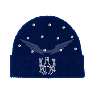 Custom Embroidered High Quality 100% Acrylic Beanie <b>Hat</b> <b>Winter</b> Rhinestone Knitted Plaid for <b>Men</b> Your Own Logo Included - Product Image 4