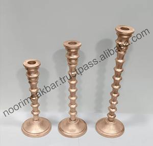 Bougeoir en aluminium plaqué or 2026 - Design d'art moderne pour la décoration de la maison, bougeoir unique et élégant - Product Image 4