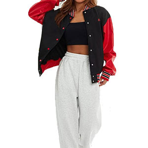 Vendeur 2026 Service OEM ODM Veste universitaire à manches longues pour femmes Veste de baseball courte pour femmes Uniformes universitaires pour l'hiver - Product Image 4