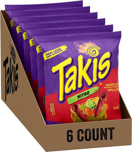 Chips de Tortilla Takis Fuego con Chile Picante y Limón, Tamaño Bocado, 25x35g |   Venta al por Mayor de Snacks |   Precio de Fábrica, Mejor Calidad - Product Image 6