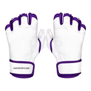 Guantes de bateo de béisbol y sóftbol de cuero Premium de alta calidad Logotipo de equipo personalizado Equipo deportivo Guante de bateo de béisbol personalizado - Product Image 2