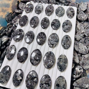 Larvikita 100% Natural, Piedra Preciosa Suelta a Granel, Cabujón Semiprecioso para Sanación y Meditación - Product Image 1