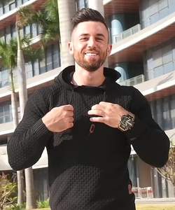 เสื้อฮู้ดดี้ผู้ชายแบบสวมหัว ผ้าหนา 400 แกรม ล้างสีแบบ Acid Wash สไตล์วินเทจ ขนาดใหญ่พิเศษ สำหรับฤดูหนาว รับผลิตตามสั่งขายส่ง - Product Image 2