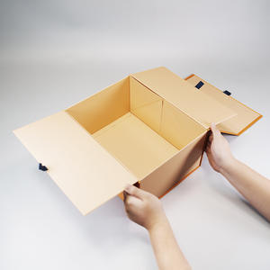 Boîtes en papier écologiques haut de gamme avec fermeture magnétique et logo personnalisé, doublure en éponge pour cadeaux d'entreprise - Product Image 6