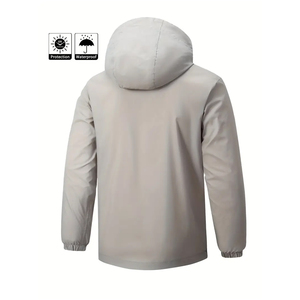 แจ็คเก็ตกันหนาวสำหรับผู้ชายกันลมกันน้ำระบายอากาศได้ซิปเต็มตัวปรับแต่งได้สำหรับล่าสัตว์ปีนเขา - Product Image 4