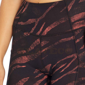 Meilleure vente Legging pour femme avec taille élastique Legging confortable à motif solide fabriqué en usine - Product Image 5