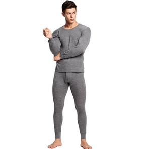 กางเกงยีนส์ยาวของผู้ชายผ้าขนแกะเมอริโน100เปอร์เซ็นต์น้ำหนัก200GSM กางเกงชั้นฐานระบายความร้อนกำหนดเองผลิตในปากีสถาน - Product Image 2