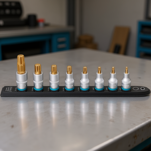 Hazet 1/2'' XZN SmartRail <b>Socket</b> <b>Set</b> 8-Piece Premium Tool Kit - Product Image 3