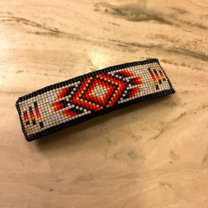 Barrette de style bohème avec perles de rocaille pour filles et adolescents Barrette de cheveux de perles de rocaille pour la collection de broderie de mode - Product Image 6