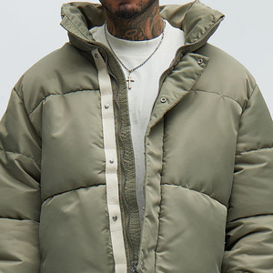 Latest High Quality Puffer Jacket With Customized Logo Printing Breathable Fabric Comfortable Jackets Men's Special Collection - Product Image 6